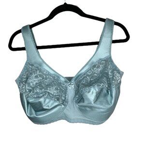 Glamorise MagicLift Original Support Bra Glacier Blue 40H Wirefree 1000